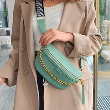 Женские сумки известного бренда поясная черная сумка Женская поясная сумка из искусственной кожи через плечо Дамская нагрудная сумка