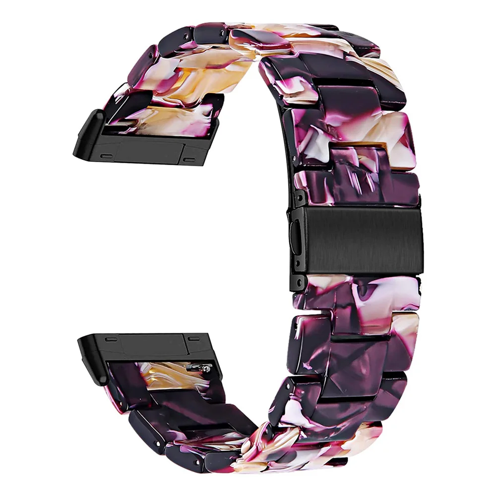 Resin Accessory Wristband for Smart Watches - Elegant Watch Strap Replacement