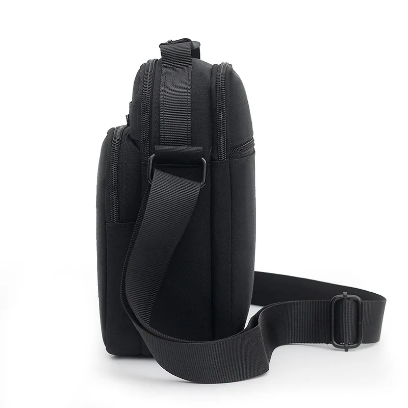 

Simple MEN'S Messenger Bag Business Casual Shoulder Bag Waterproof Oxford Cloth Bag Large Capacity Lightweight Commuting Handbag