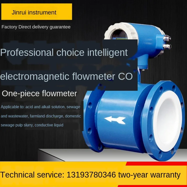 

Customized LDG electromagnetic flowmeter water liquid digital display pipeline high-precision sensor sewage table dn50/100/200