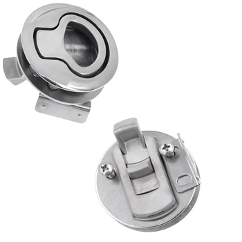 

Flush Mount Hatch Flush Pull Latch Key Door Locking Hardware for RV Boat Marine Automation Equipment Accessory