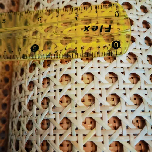 Natural Real Indonesia Rattan Sheet Cane Webbing Roll Chair Table Furniture Repair Materials Deco - Image 4