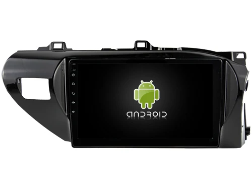 10," Android 9,0 OS автомобильный мультимедийный gps радио для Toyota Hilux- правый руль с автомобильным воспроизведением/Android Авто функции