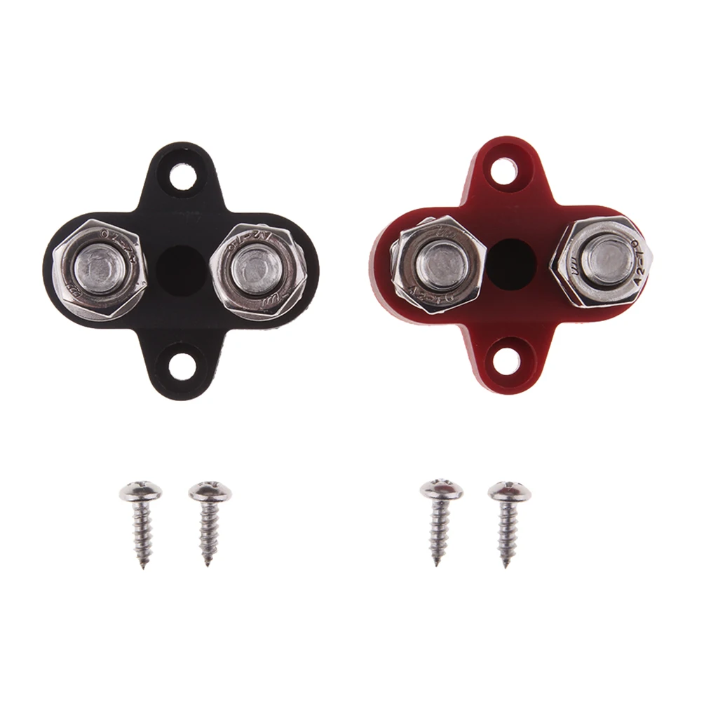 Bus Bar Power Terminal Blocks Positive M8+M8 Positive Distribution Studs