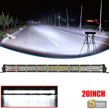 

20Inch High intensity 180W 6000K white LED Light Bar for Car Tractor Boat OffRoad Off Road 4WD 4x4 Truck SUV ATV Driving 12V 24V