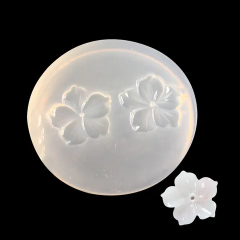 Flower Shape Silicone Mold For DIY Cake Chocolate Decoration Epoxy Resin Mold Flower Pendant Casting Molds Jewelry Making