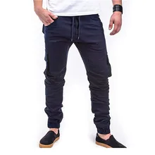 Осенние мужские брюки карго хип-хоп шаровары джоггеры брюки новые мужские брюки мужские одноцветные брюки с несколькими карманами обтягивающие спортивные штаны