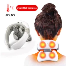 

4D Smart Cervical Massager Electric Neck Massager Low Frequency Pulse For Massage Neck Health Care Relaxation Pain Relief Tool
