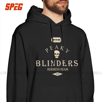 

Cool Hoodie Man Peaky Blinders 100% Cotton Arthur Thomas Tommy Shelby Hooded Sweatshirt Classic Fit Pullovers