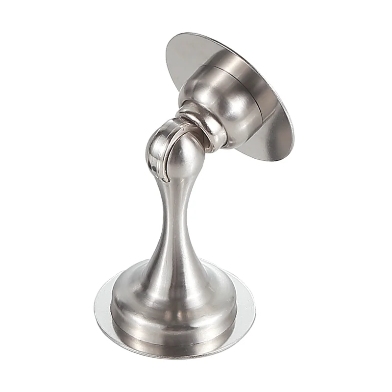 

Free punch door suction stainless steel door stop bathroom crash door touch new stealth strong magnetic door suction