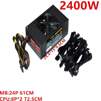 

New PSU For Zuiniu Silent Wide Video Card Power 12 Card Enhanced Version Power Supply 2400W