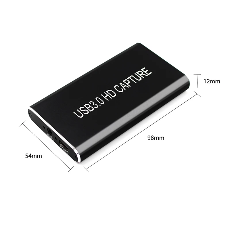 Scheda di Acquisizione Video Usb Hdmi 1080P 60fps Hd Video Capture 3.5 Mm Audio Out Adattatore per 