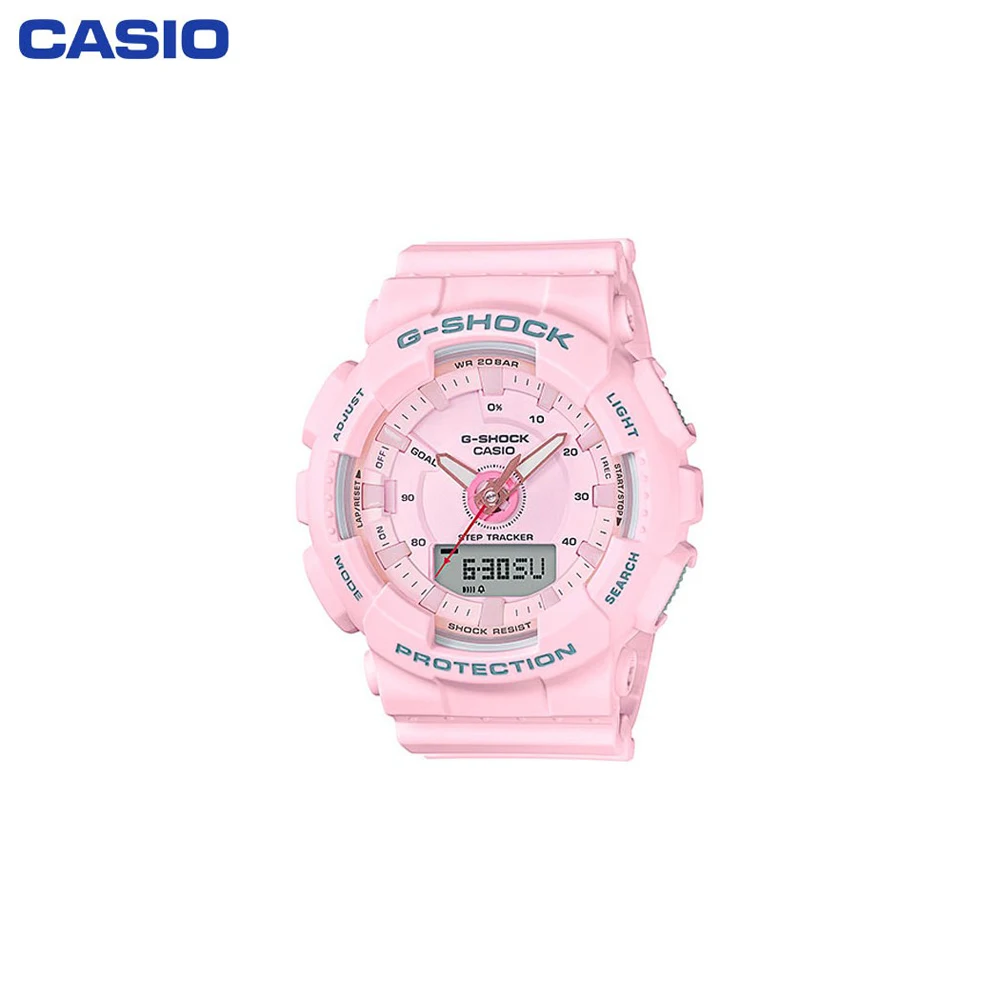 Наручные часы Casio GMA-S130-4A женские кварцевые на пластиковом ремешке |