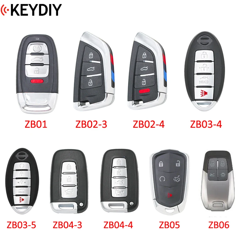 KEYDIY Universal Smart Key ZB02-3 ZB03 ZB04 ZB05 ZB06 ZB01 for KD-X2 KD900 Mini KD Car Remote Fit More than 2000 Mode | Автомобили и