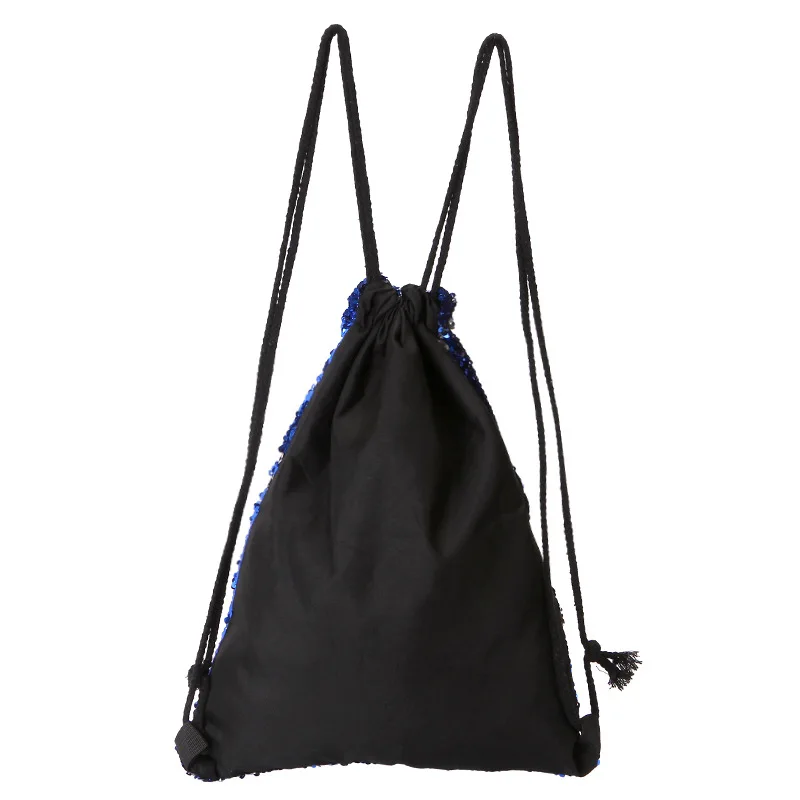 Amazon Горячая: 45X36 см Русалка блесток спортивная сумка блёстки шнурок рюкзак блесток открытый плечо