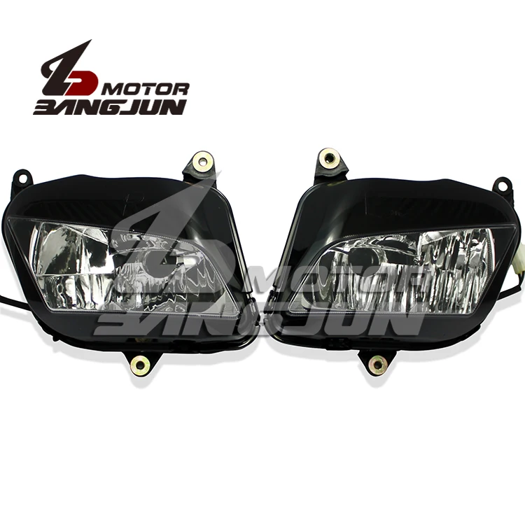 Мотоциклетные черные фары лампы в сборе для Hodna CBR600RR F5 2007 2008 2009 2010 2011 2012