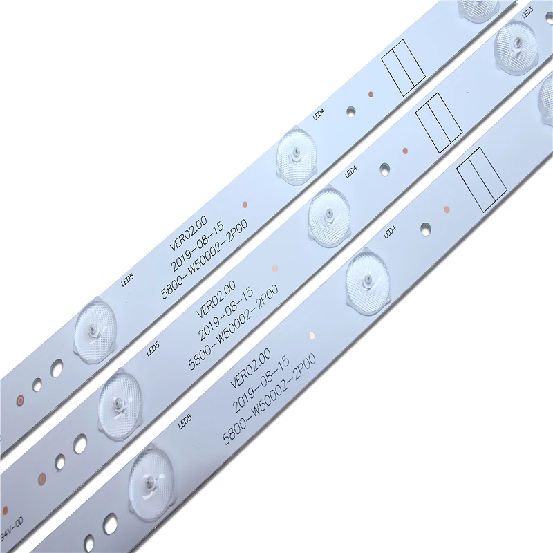 new 60 pieces/set 490mm LED backlight strip for 50UH5500 50UH5530 5835-W50002-2P00 5800-W50002-0P00 6P10 2P00 6P00 APT-LB14023