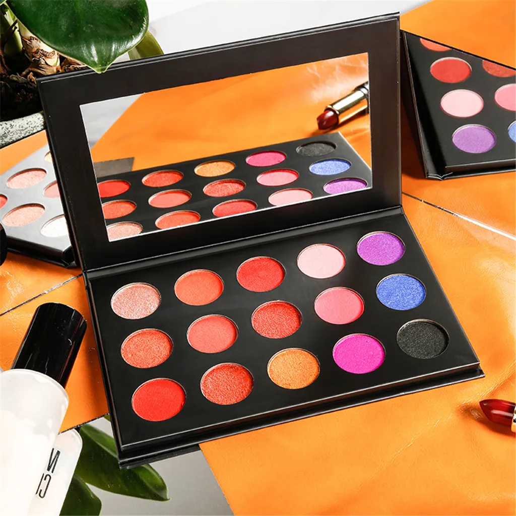 15 Color Matte Glitter Eyeshadow Makeup Pallete Long Lasting Waterproof Cosmetic Kit Matte Eye Shadow Palette Shimmer And Shine
