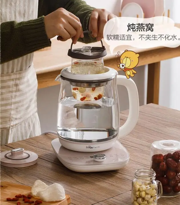 Health pot Automatic home office multi-functional anti-dry burning borosilicate glass tea maker J06
