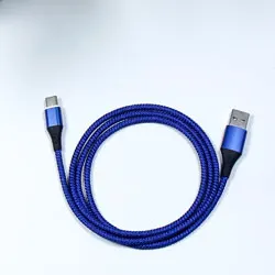 USB Micro Cable 3A Fast Charger Magnetic 2m Usb Cables For Xiaomi Mi9 Mi8 huawie Samsnug Redmi Note 7 Oppo Charging Equipment - Цвет: Blue