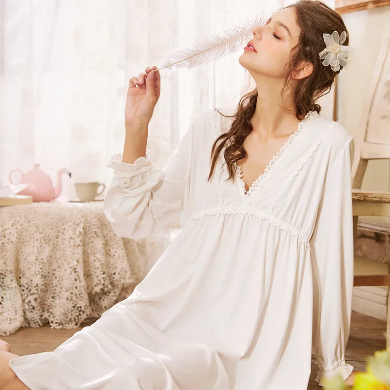 2019 сексуальный глубокий v-образный вырез ночная Пижама с горловиной кружевное