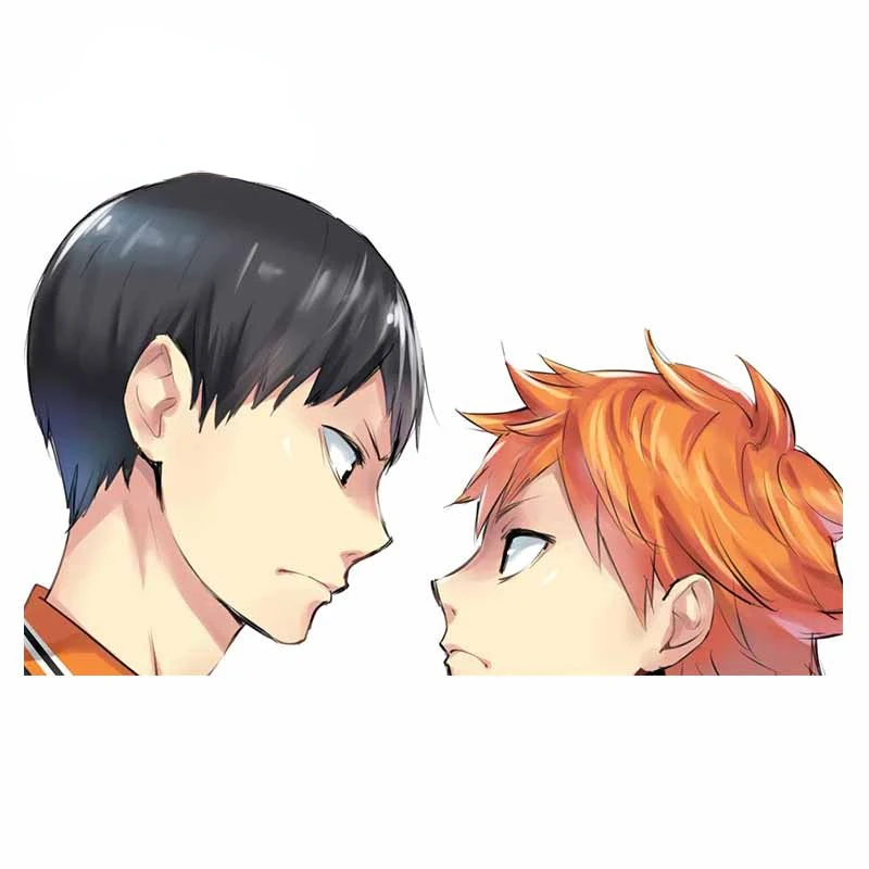

Haikyuu Hinata Shoyo Kageyama Tobio наклейки для автомобиля холодильника детской модели Аниме крышка графического двигателя автомобиля