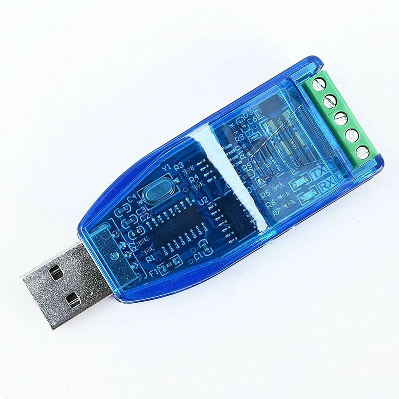 

Super USB To Rs485 Communication Module Bidirectional Half Duplex Serial Line Converter TVS Protection U485