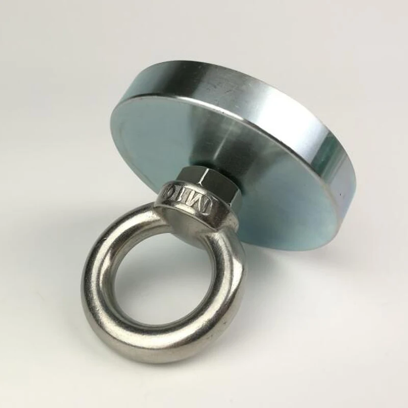 

D67 200KG Salvage Neodymium Strong Magnet Magnet Pot Fishing Water Magnet Magnetic Material Bases Imanes with Purple Rope