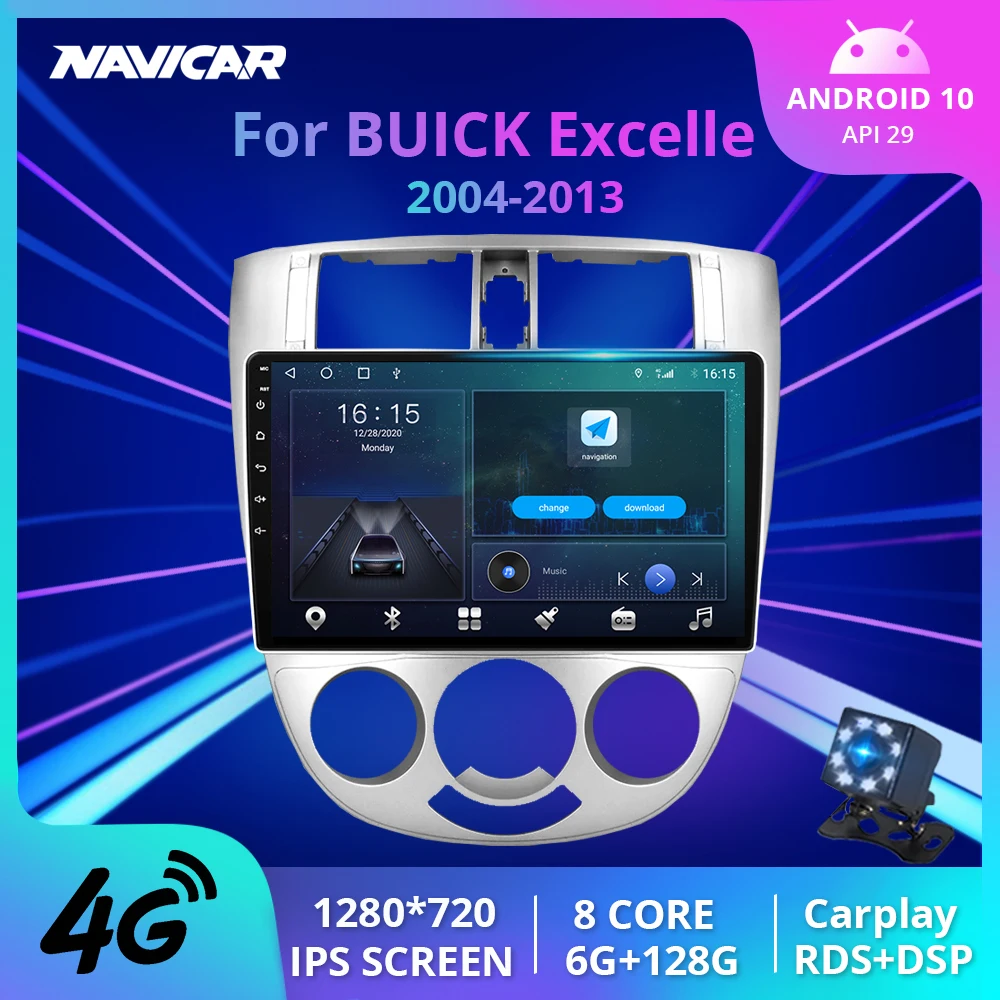 2Din Android10.0 Автомобильная магнитола для Шевроле Лачетти J200 BUICK Excelle вариабельности
