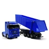 2.4GHZ 6CH Remote Control Truck With LED Light  Big Dump Truck Load 2250g Electric Toy Car Model Semi-Trailer  For Kids Gifts 4