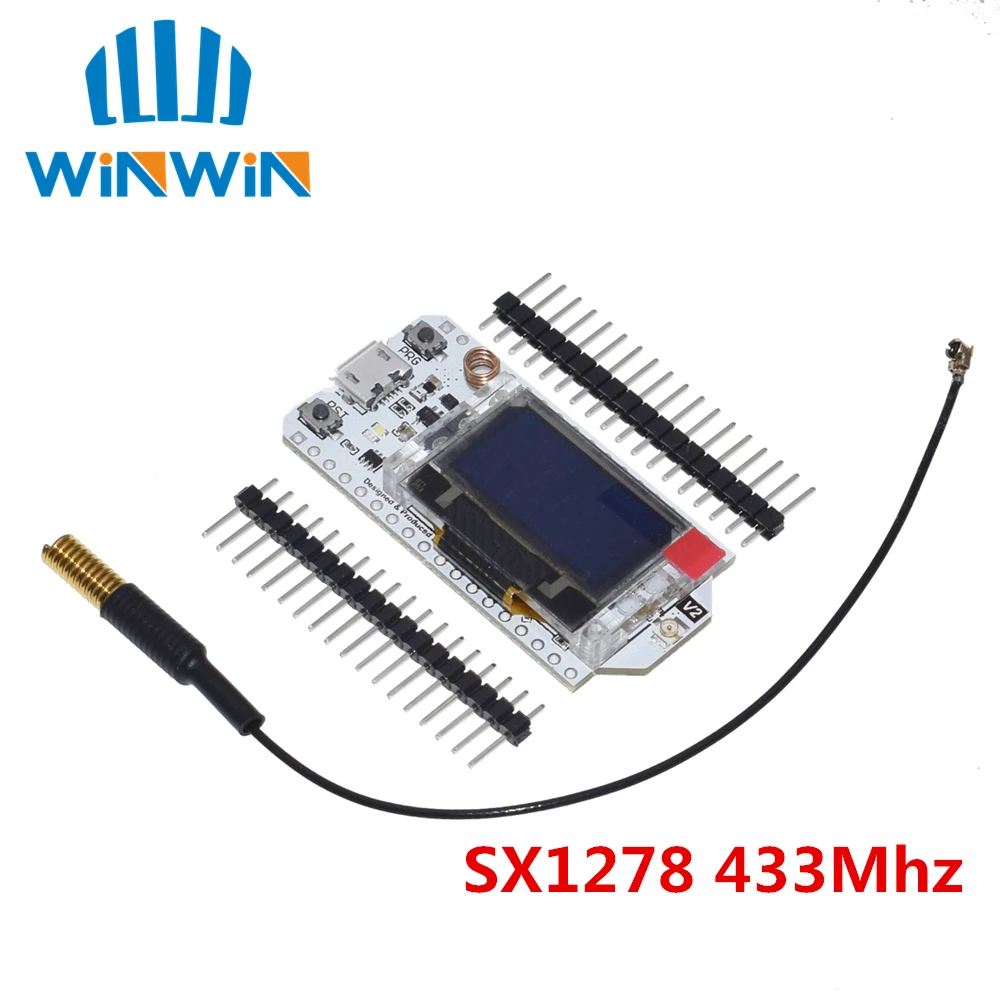 SX1276 SX1278 ESP32 LoRa 868 МГц/915 МГц/433 МГц 0 96 дюйма синий OLED дисплей Bluetooth WIFI комплект 32