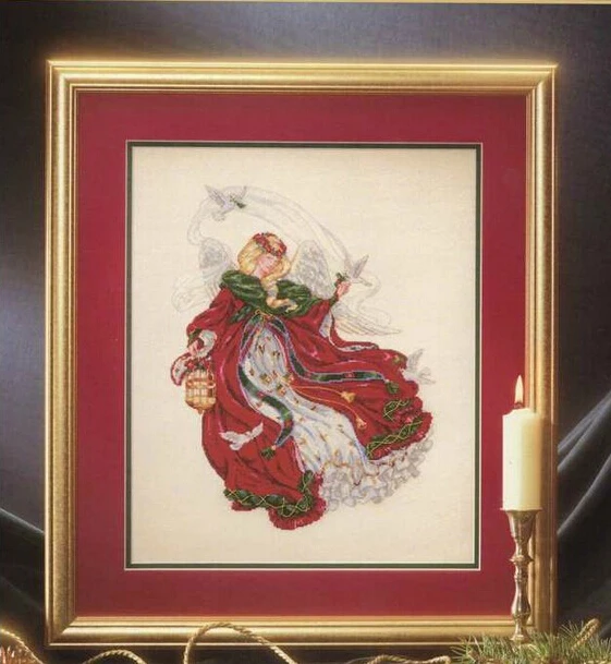 

Higher Cotton FREE Shipping Top Quality popular counted cross stitch kit fairy bird birds angel