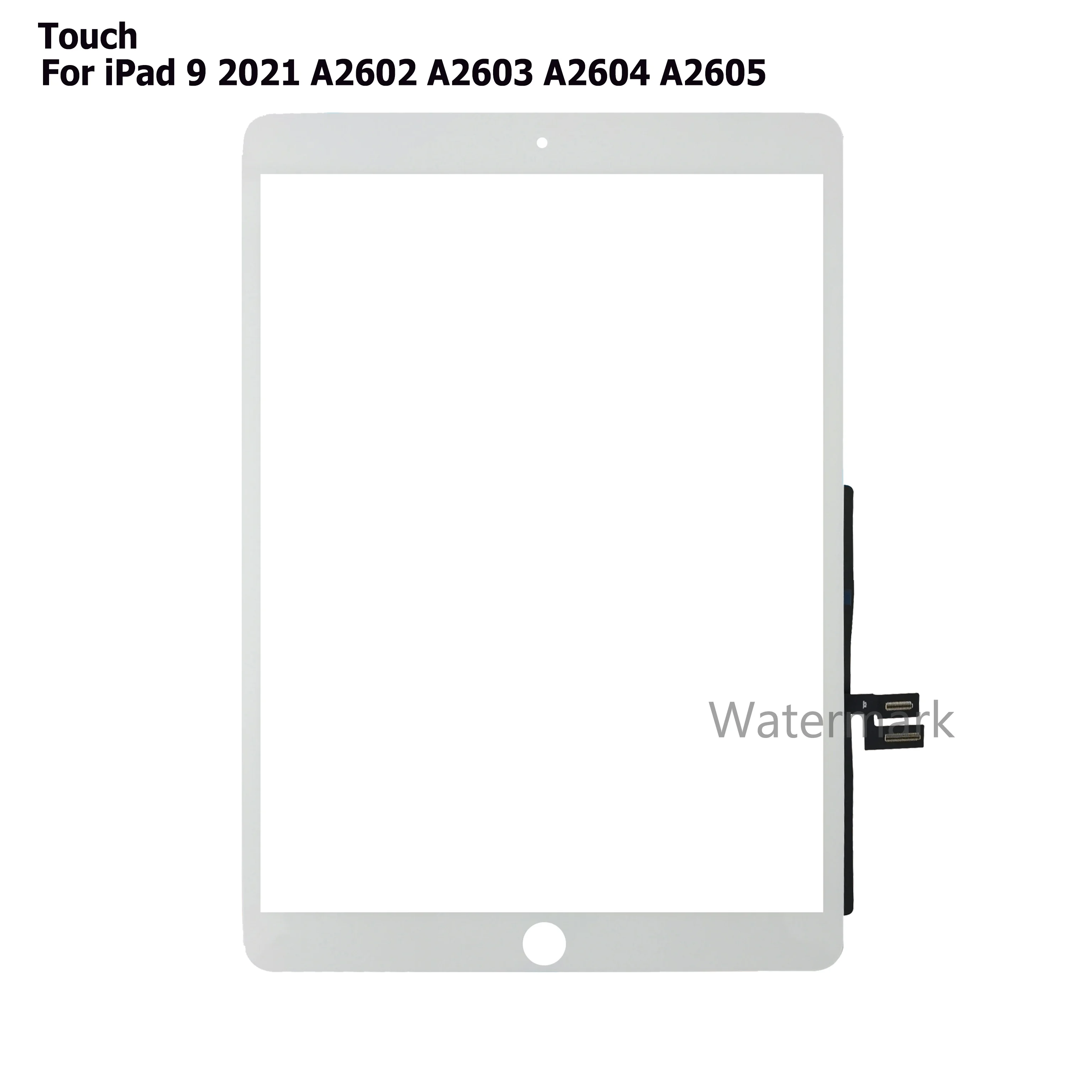 Écran Tactile IPad 9ème Génération 10.2" NB+ - Digitizer Remplacement 2021 Adhésif Pré-installé - Modèles A2602/A2603/A2604/A2605