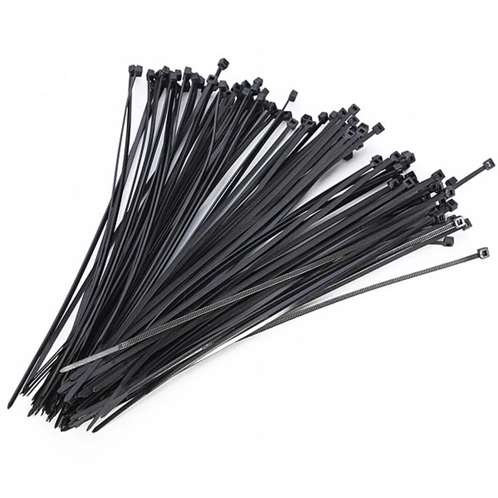 

100 Pcs Nylon Cable Ties Self-locking Nylon Cable Ties Computer Line Bundles Cable Zip Ties