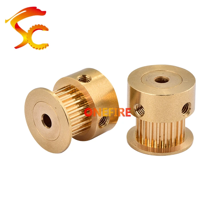 

Free shipping 5pcs/lot 3M 20 teeth copper timing Timing Pulley Bore 8mm or 5mm for belt width 10mm 3M 20teeth High Quality