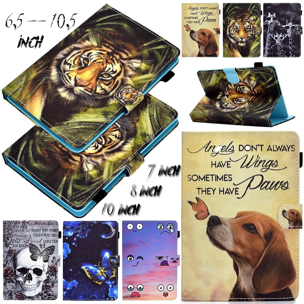 Custodia Protettiva Universale Per Tablet Da 6.5-10.5 Pollici Custodia Protettiva Per Slot Per Schede In Pelle Per 7 Pollici 8 Pollici 10 Pollici Ipad