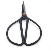 High Quality Durable 50pcs Lot Forged Carbon Steel Bonsai Scissors 121mm Copper Rivet Mini Household Antique Scissors 2