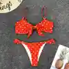 Polka Dot Bikini with Front Bow 10