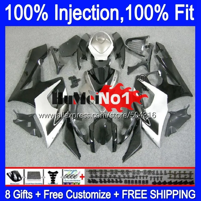 Инъекция для SUZUKI 1000CC GSXR-1000 GSXR 1000 21MC.31 GSX-R1000 GSX R1000 05 K5 GSXR1000 2005 2006 06 Обтекатели серые