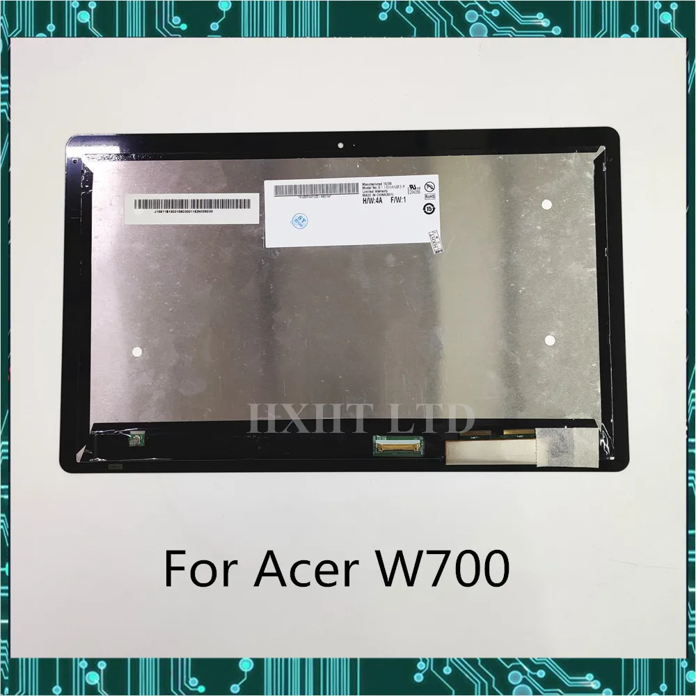 Для acer Iconia Tab W700 11," ЖК-дисплей сенсорный экран в сборе B116HAT03.1 B116HAT03.0 FHD 1920*1080 протестирован