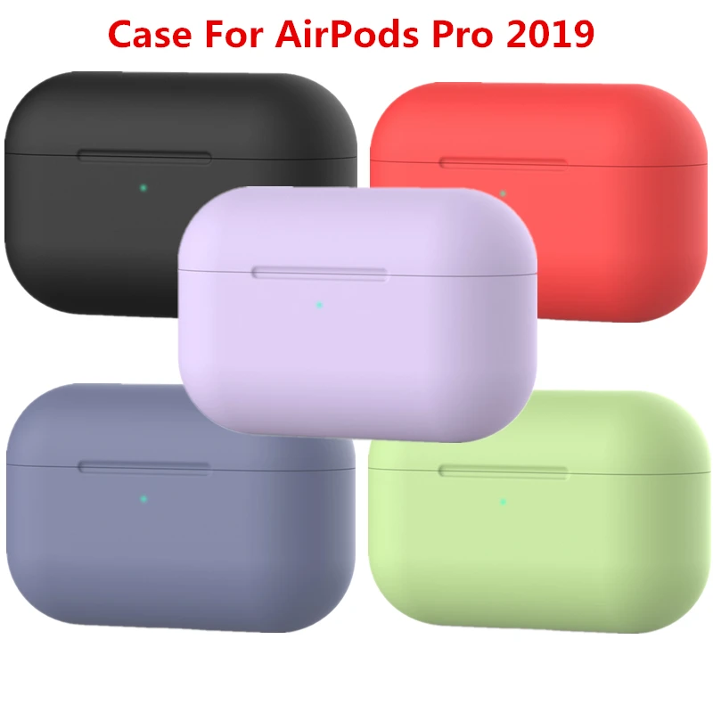 Силиконовый защитный чехол для AirPods Pro Аксессуар Чехол для Apple Air pod Pro 2019 беспроводные Bluetooth наушники новый чехол