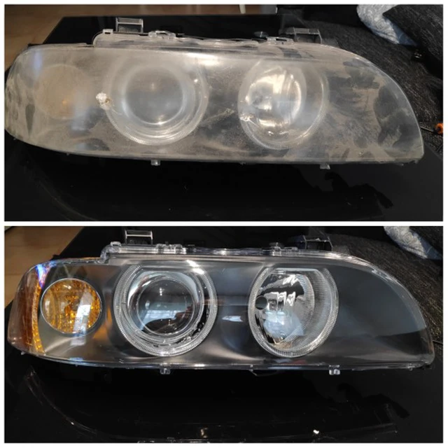 Car Front Headlight Lens Cover For BMW E39 5 1999 2000 2001 2002 glass Auto  Shell Headlamp Lampshade transparent - AliExpress