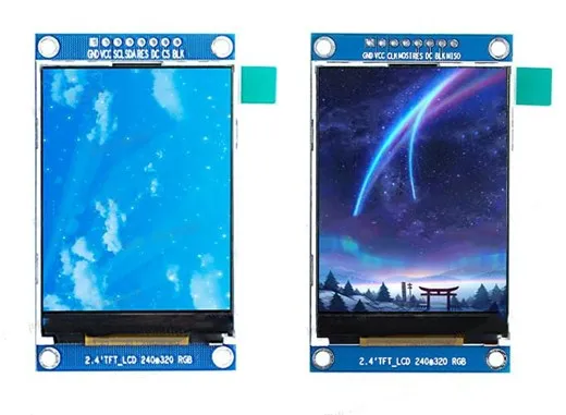 2.4 inch 8PIN HD TFT LCD Color Screen with Adapter Board ILI9341 Drive IC 240(RGB)*320 SPI Interface | Электронные компоненты и