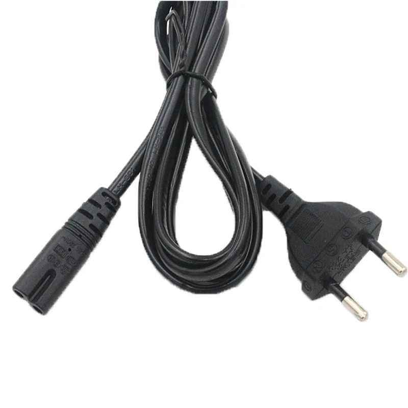 1/2 шт 1,5 m AC EU Plug восемь хвост отверстие Питание кабельный трос адаптера разъем адаптера питания линия для компьютерного корпуса