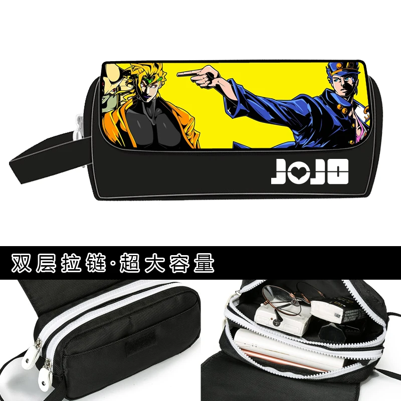 Style 17 Причудливый кошелек JoJo Adventur, косметичка, канцелярские принадлежности, сумка-карандаш для девочек и мальчиков, подарок, Снова в школу, ручная сумка, переносная - Цвет: Style 17