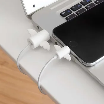 

Cartoon iPhone special data cable protective cover office supplies desk accessories