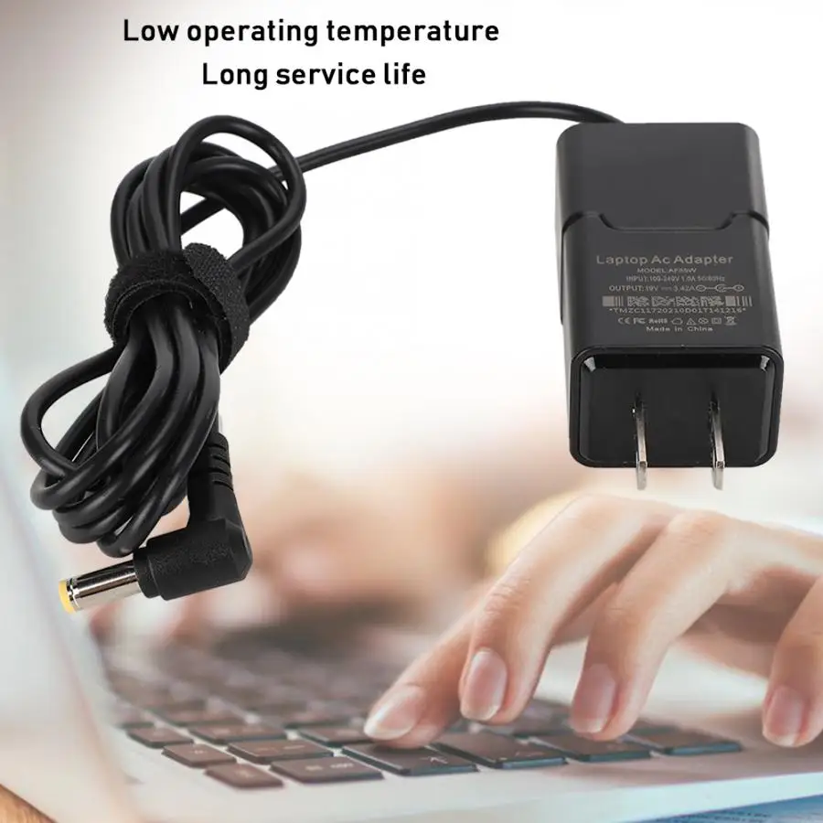 Адаптер питания для ноутбука Asus X550C A450C Y481C 65W 19V 3.42A 110-240V US Plug