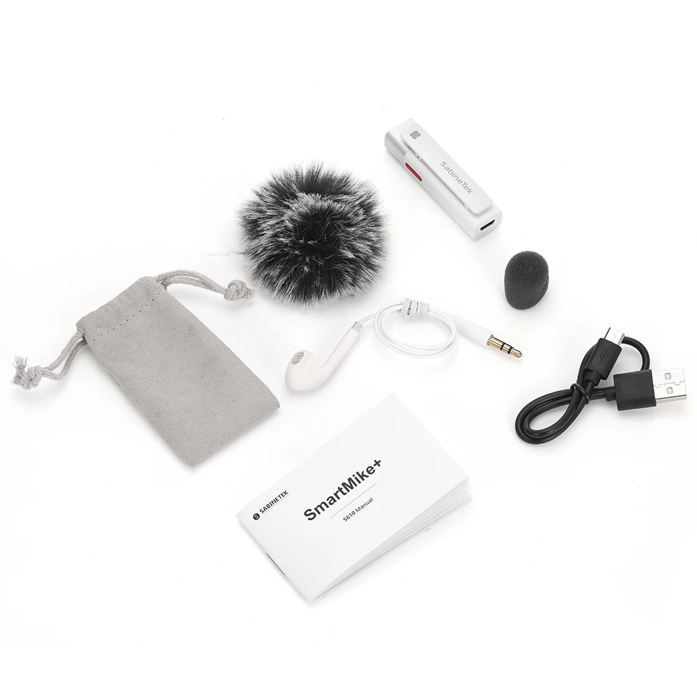 SmartMike Беспроводной Bluetooth Микрофон в режиме реального времени Радио Шум Снижение
