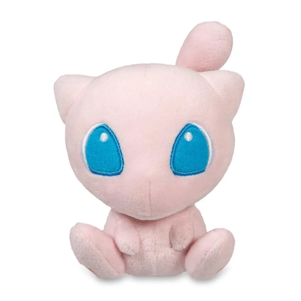 6 дюймов Mega Mew Eevee фигурка плюшевая розовая симпатичная Реалистичная симпатичная Высококачественная игрушка для детей подарок на Рождество и день рождения
