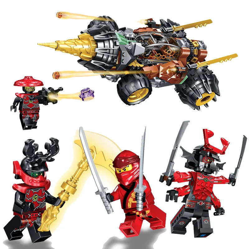 Новинка DIY Ninjago Cole's Earth Driller Ninja строительные блоки игрушки для детей подарок Совместимость NinjagoES 70669